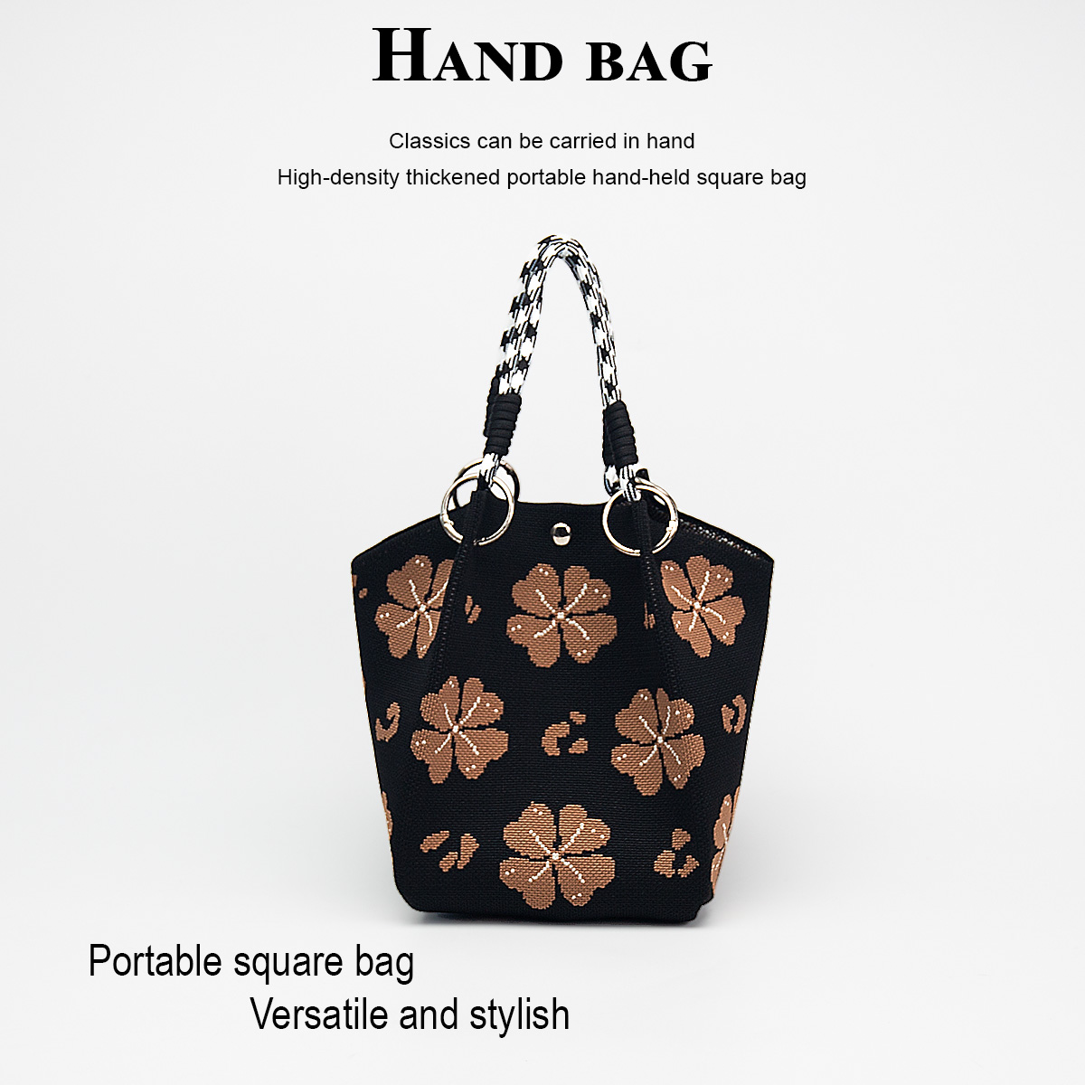 Photography Of Book - 1 buah tas tangan rajutan bermotif