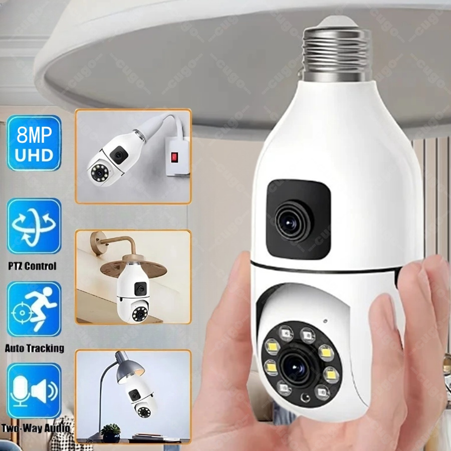 Photography Bulb - Kamera Keamanan Pengawas Bohlam E27 8MP