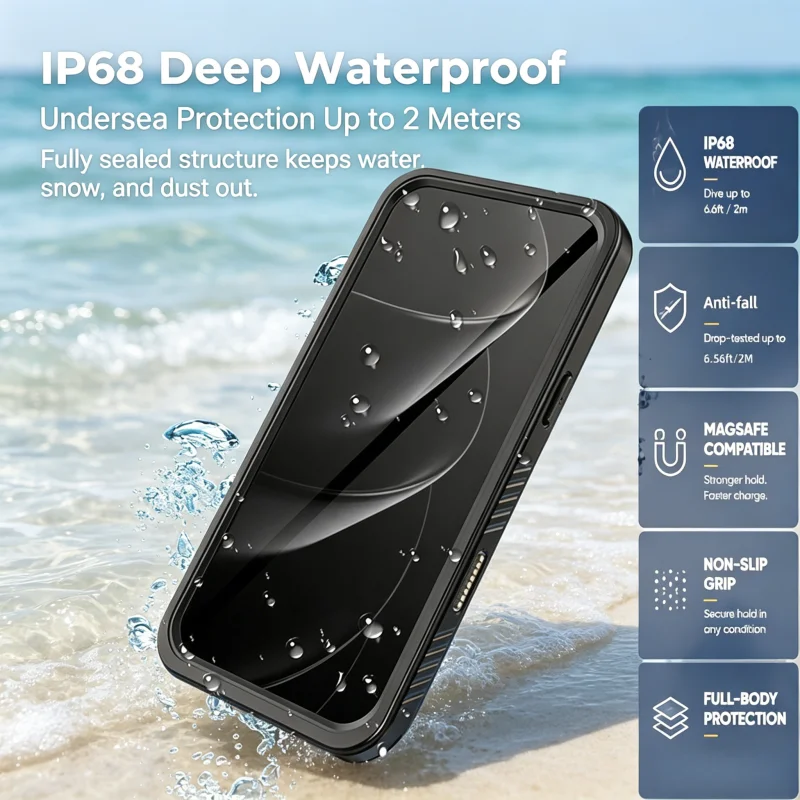 Photography With Iphone 15 - Casing Fotografi Bawah Air Tahan Air