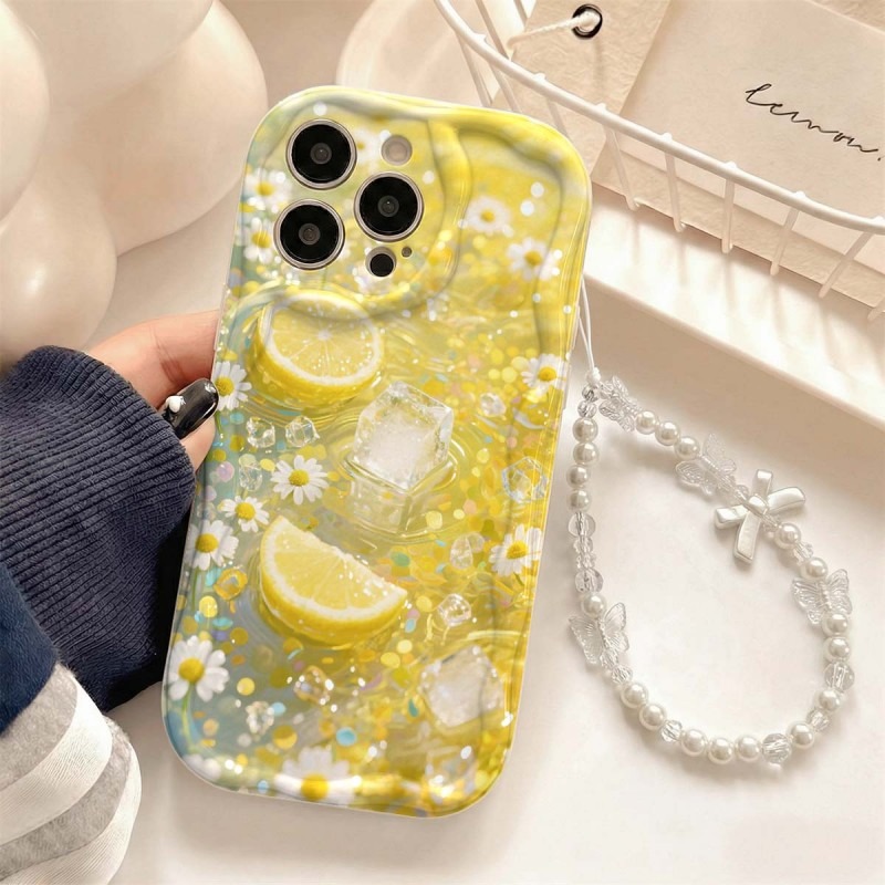 Photography Art - Casing Ponsel Lukisan Minyak Lemon Blossom