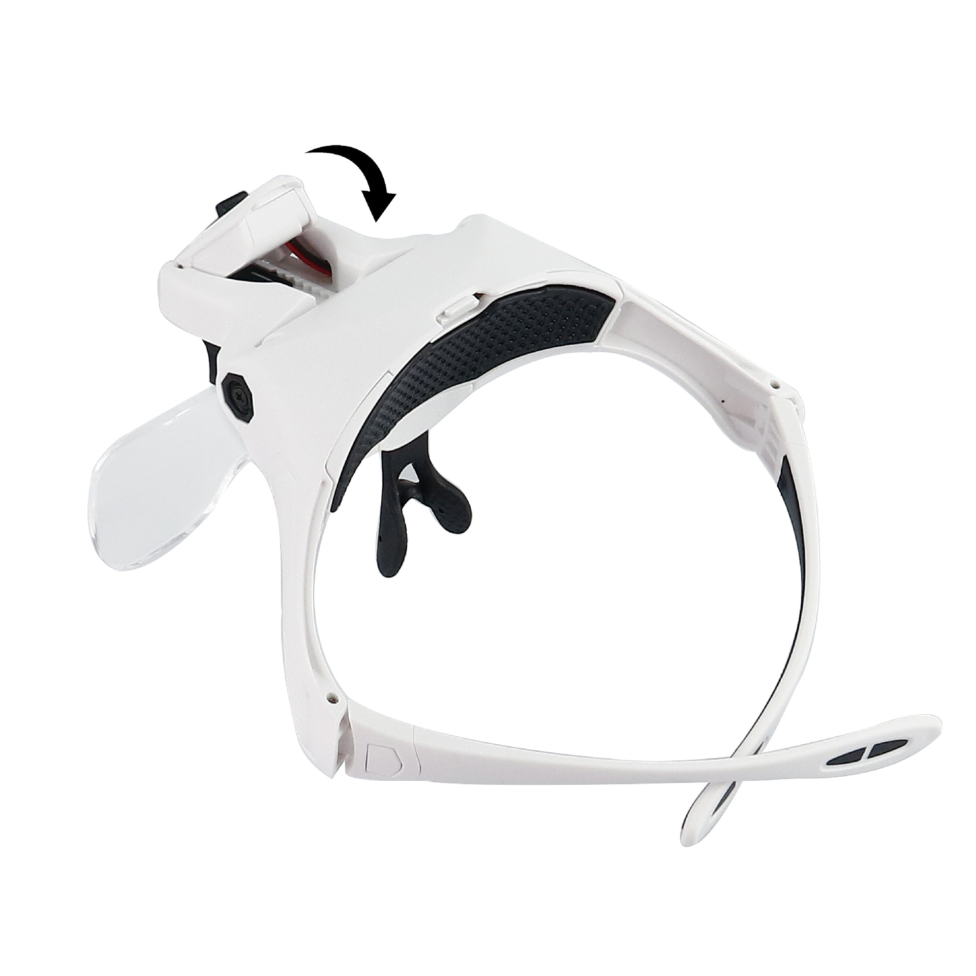 Eye Piece Magnifier - Kacamata Pembesar 1.0/1.5/2.0/2.5/3.5X Ikat Kepala Kaca