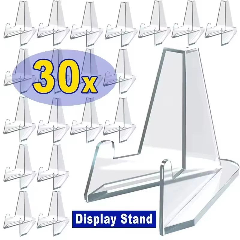 Photography Style - 30-1 Buah Stand Display Kartu Segitiga