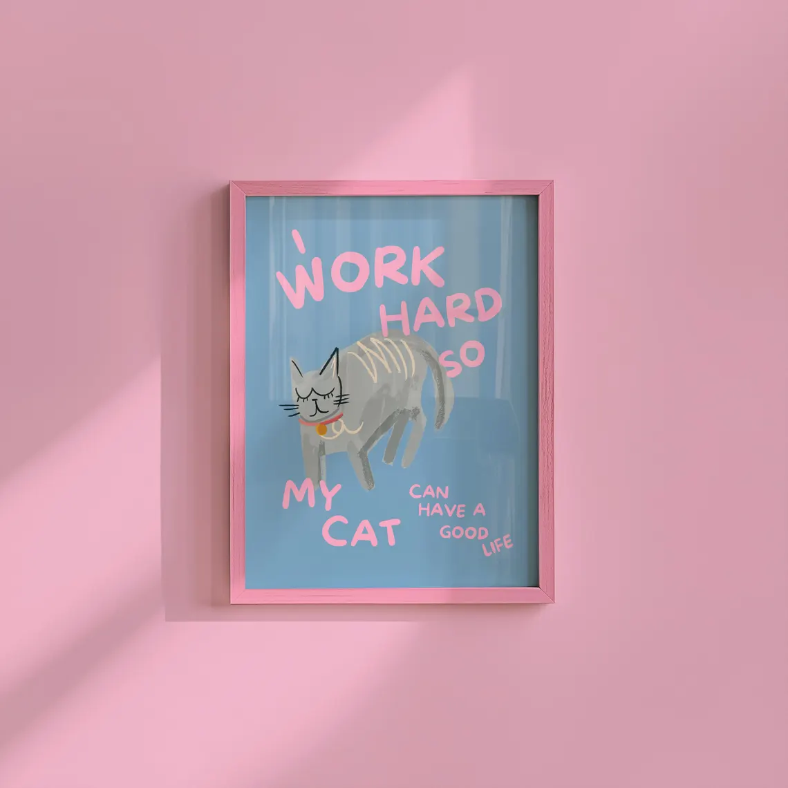 Photography Art - Dekorasi Dinding Bergambar Kucing Lucu -