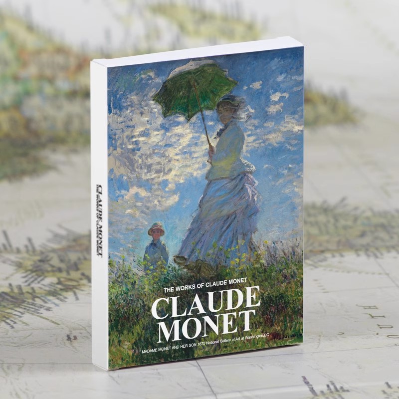 Photography Kit - 30 Lembar/Set Lukisan Minyak Claude Monet