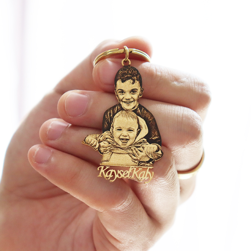 Photography Yellow - Gantungan Kunci Foto Bayi Personal Hadiah