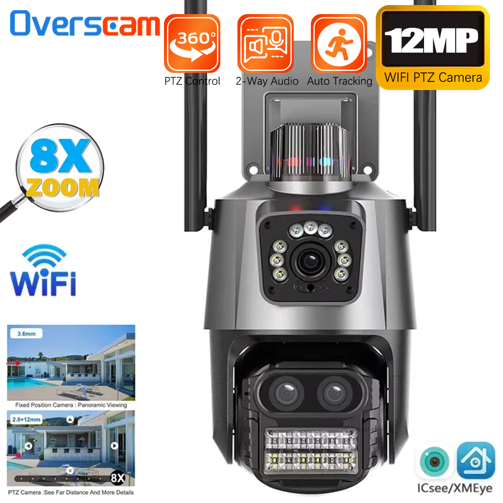 Photography Term - Kamera IP WiFi 12MP 6K, tiga