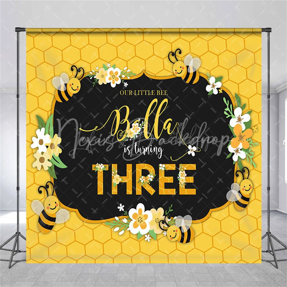 Photography Yellow - Backdrop Sarang Lebah untuk Pesta Ulang
