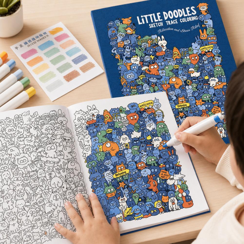 Photography Of Book - Buku Mewarnai Seni Doodle Kreatif |