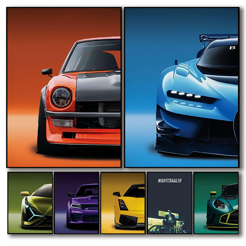 Photography Close Up - Poster Keren Supercar Fashion untuk Penggemar