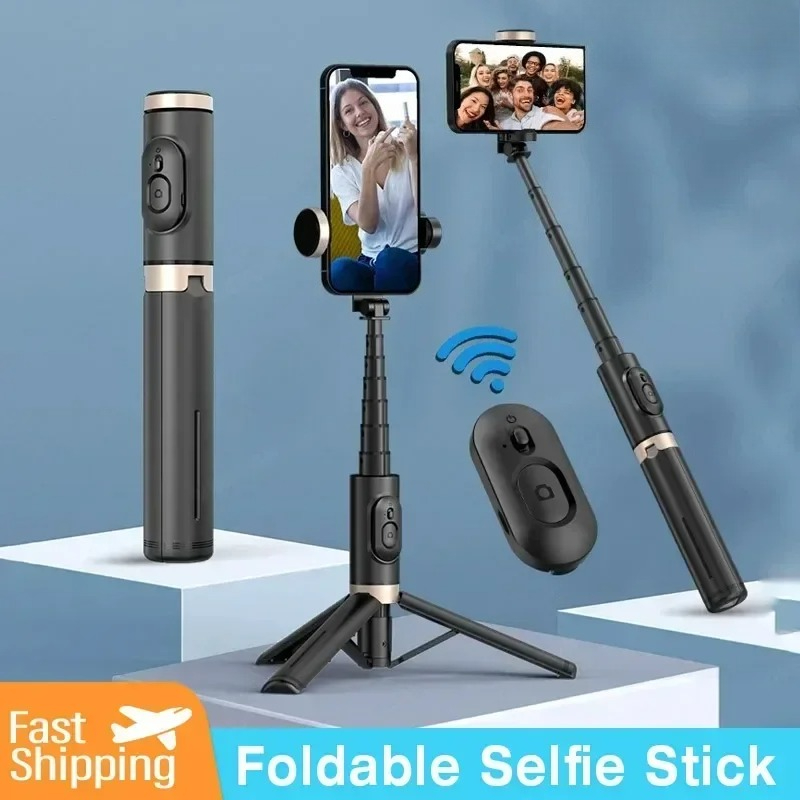 Tongkat Selfie Bluetooth Lipat - Photography With Iphone 15 ulasan dan harga