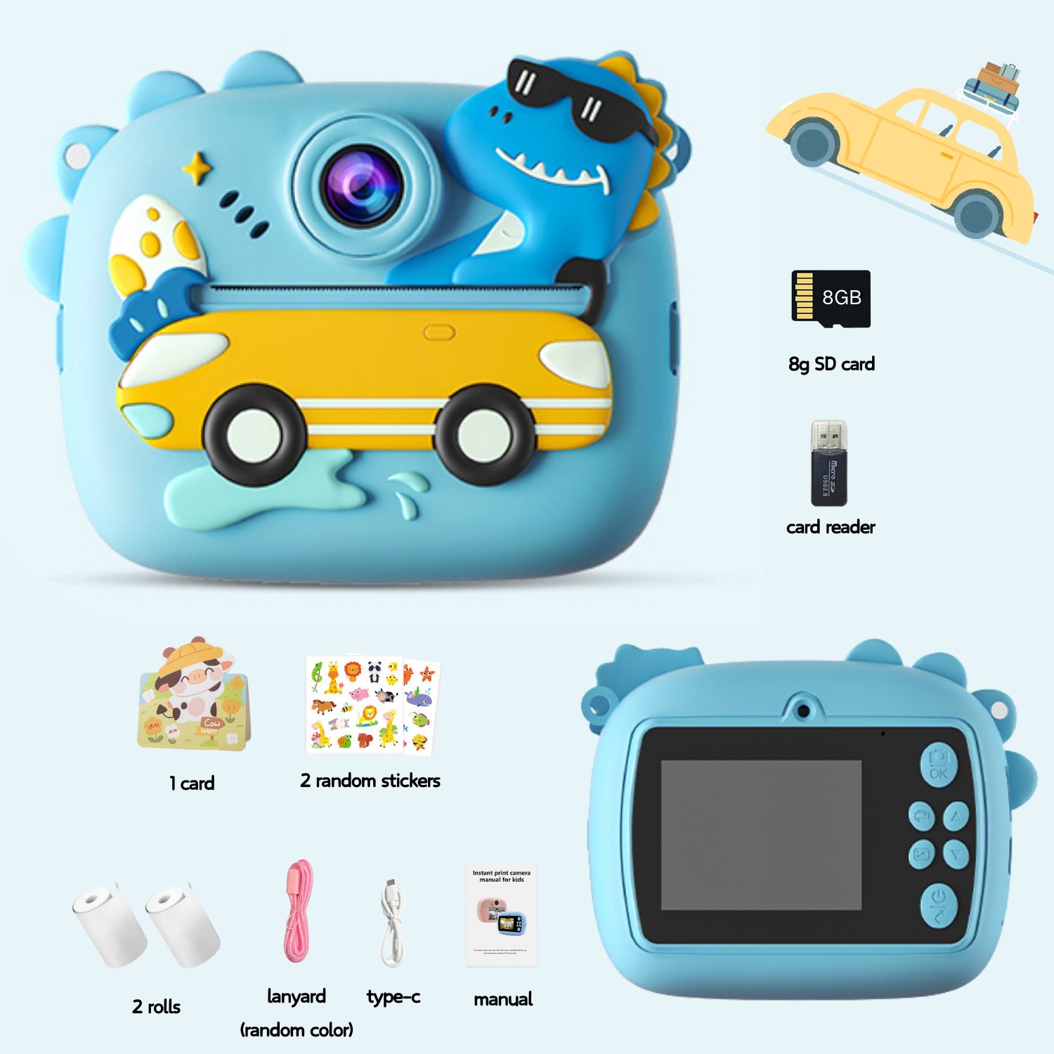 Kamera Instan Kecil Warna-warn - Photography Close Up ulasan dan harga
