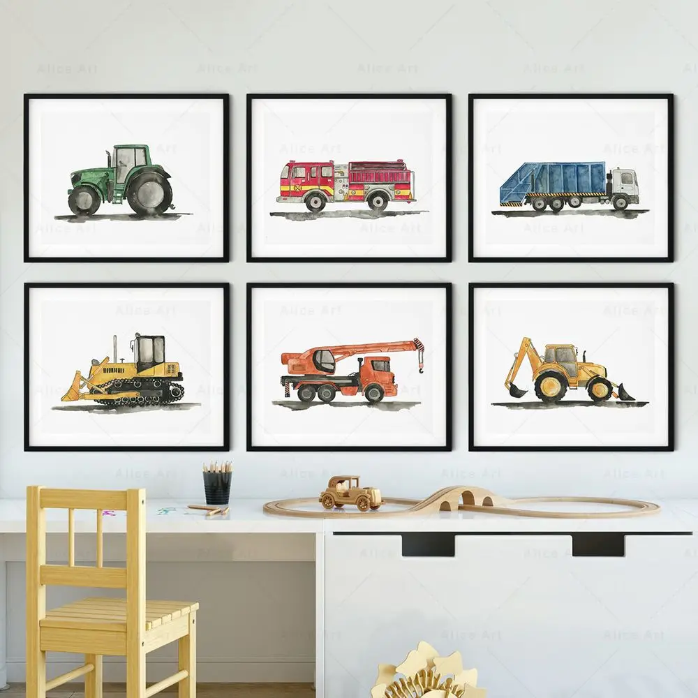 Poster Mobil Mainan Anak Cat A - Photography Architecture ulasan dan harga