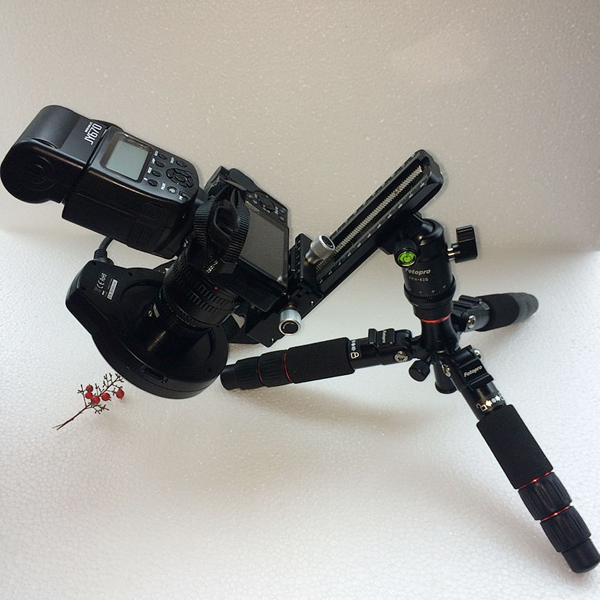 Haoge Penggeser Rel Fokus Makr - Photography Close Up ulasan dan harga