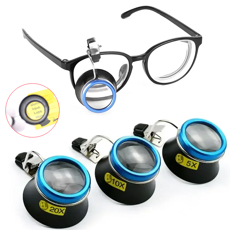 Kaca Pembesar 5X 10X 20X, Klip - Eye Piece Magnifier ulasan dan harga