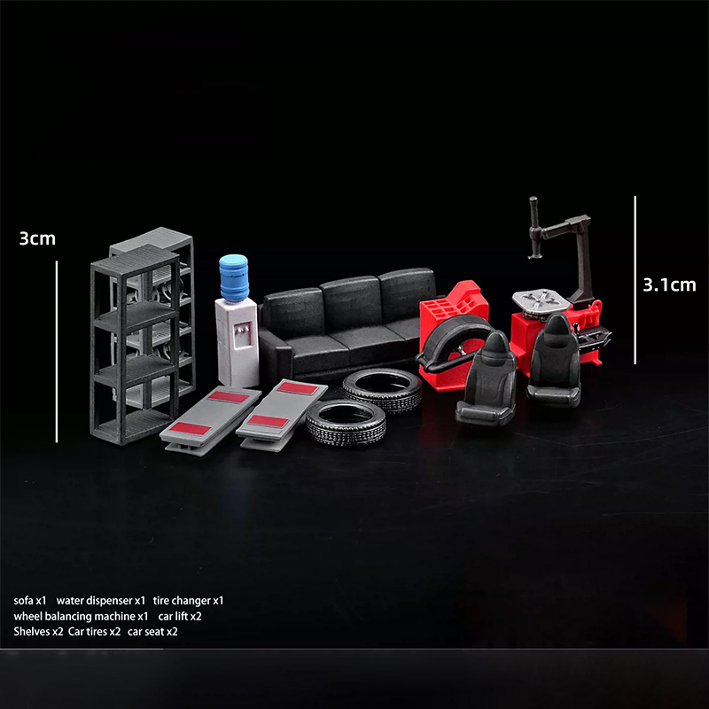 Set Properti Bengkel Mobil 1:6 - Photography Landscape ulasan dan harga
