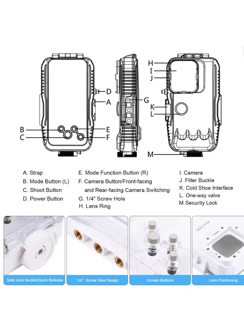 Casing Tahan Air 40M untuk iPh - Photography With Iphone 15 ulasan dan harga