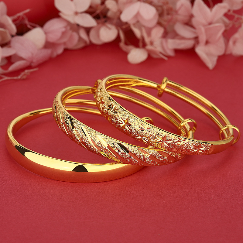 Gelang Lebar Wanita Emas 24K | - Photography Yellow ulasan dan harga