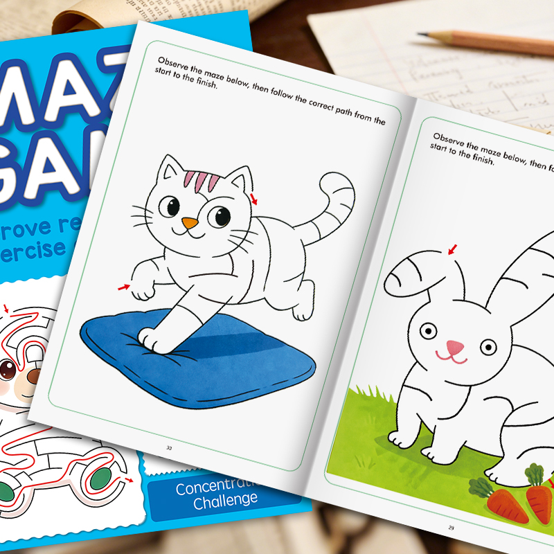 Buku Aktivitas Gambar Labirin  - Photography Of Book ulasan dan harga