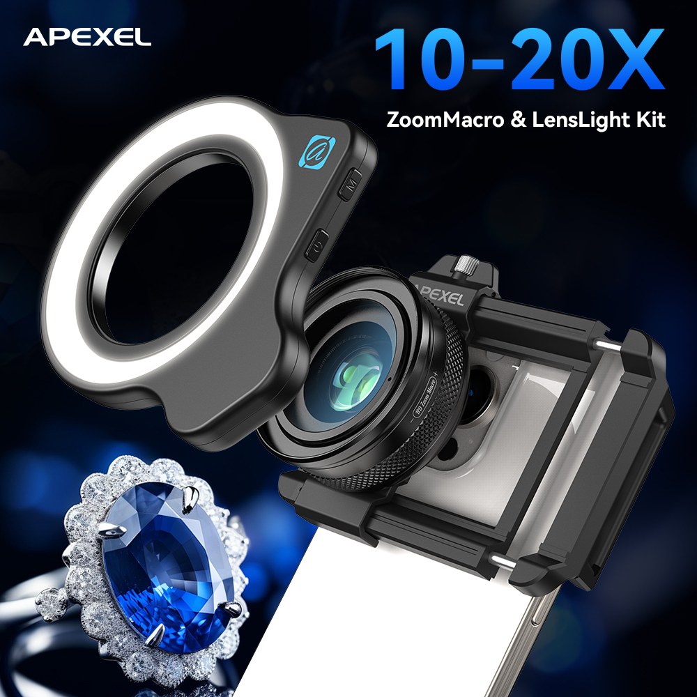 APEXEL 10-20X Kit Lensa Ponsel - Photography Close Up ulasan dan harga