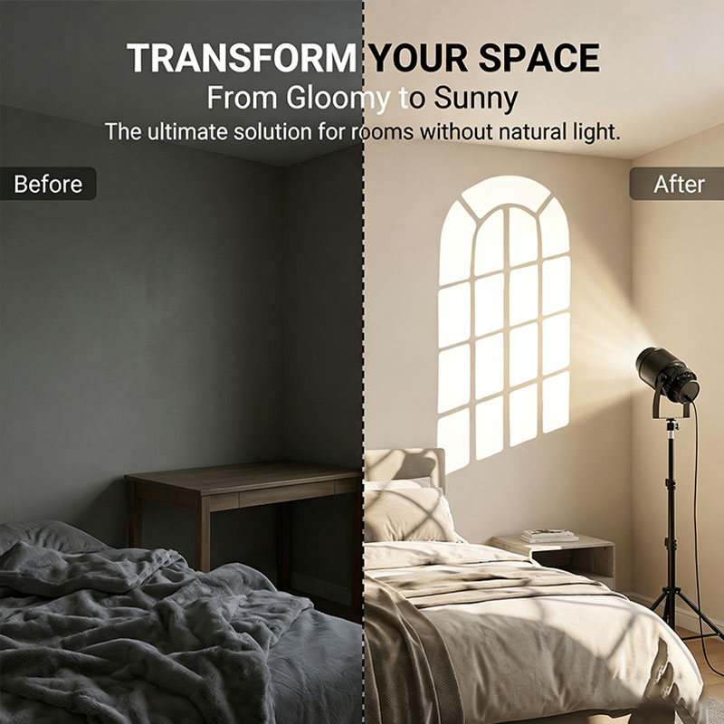 Lampu Proyeksi Jendela Virtual - Photography Bulb ulasan dan harga