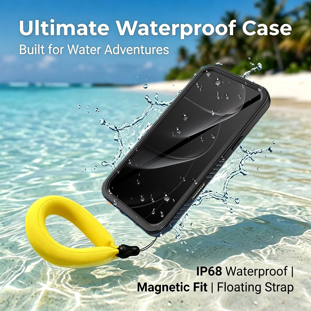 360 °   Casing Tahan Air IP68  - Photography With Iphone 15 ulasan dan harga