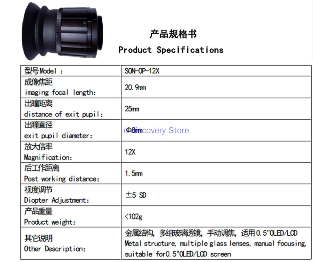 OLED lensa pembesar optik, len - Eye Piece Magnifier ulasan dan harga