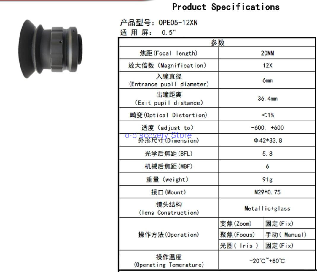 OLED lensa pembesar optik, len - Eye Piece Magnifier ulasan dan harga
