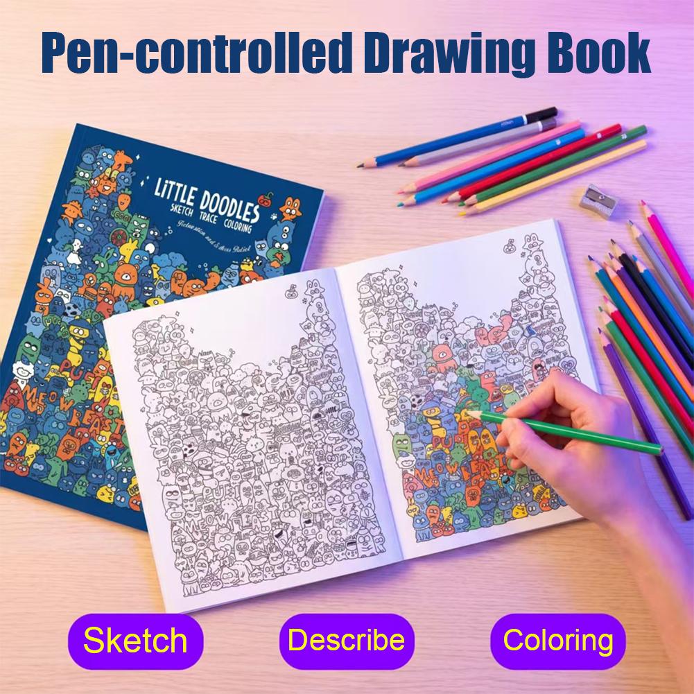 Buku Mewarnai Seni Doodle Krea - Photography Of Book ulasan dan harga
